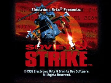 Soviet Strike (JP) screen shot title